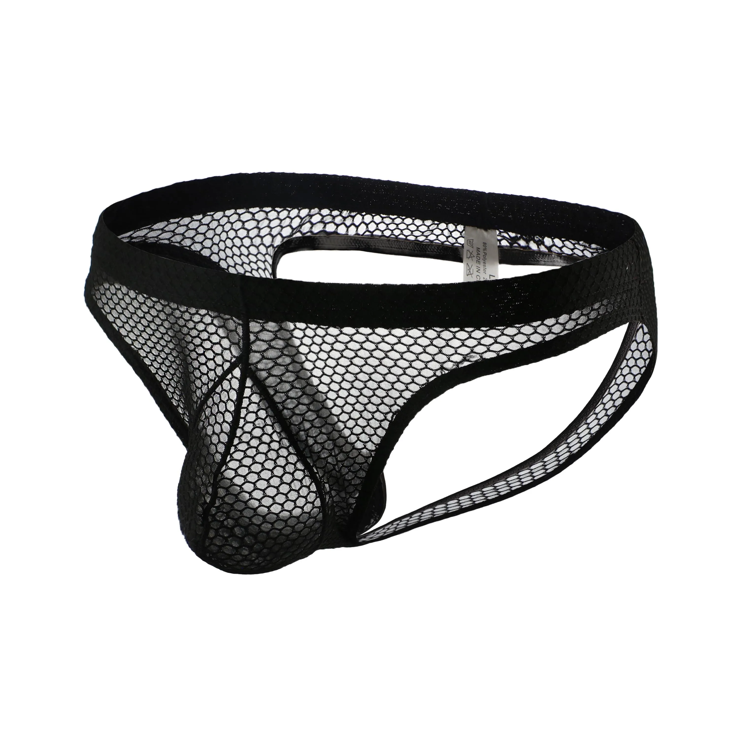 Jockstrap Thong G String Sexy Men Underwear Jock Strap Man Mesh Panties Underpants Anal See Through Ropa Interior Lingerie
