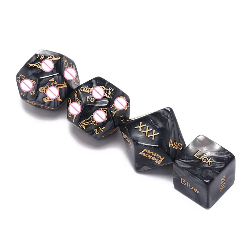 4PCS/SET Sex Dice 12 Kinds of Sex Play Positions Adult Game Sm Play Roles Flirt Sex Products Bdsm Toys Erotic Goods