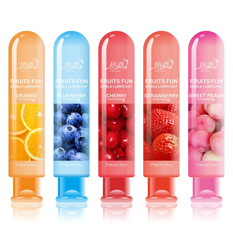 Edible Fruity Lubricant  Lickable Water-Based Body Gel for Adults Long-Lasting Strong Wire Drawing, Easy to Use lube delay spray