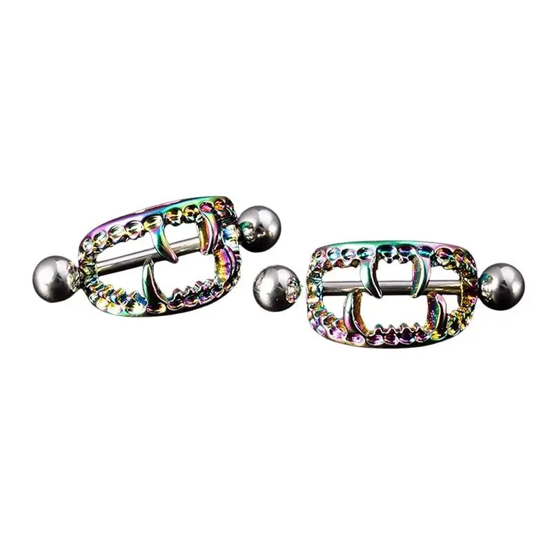 1pcs Stainless Steel Nipple Ring Piercing Barbell Shield Bar Nipple Cover Adult Game For Women Sexy Breast Body Jewelry Gift
